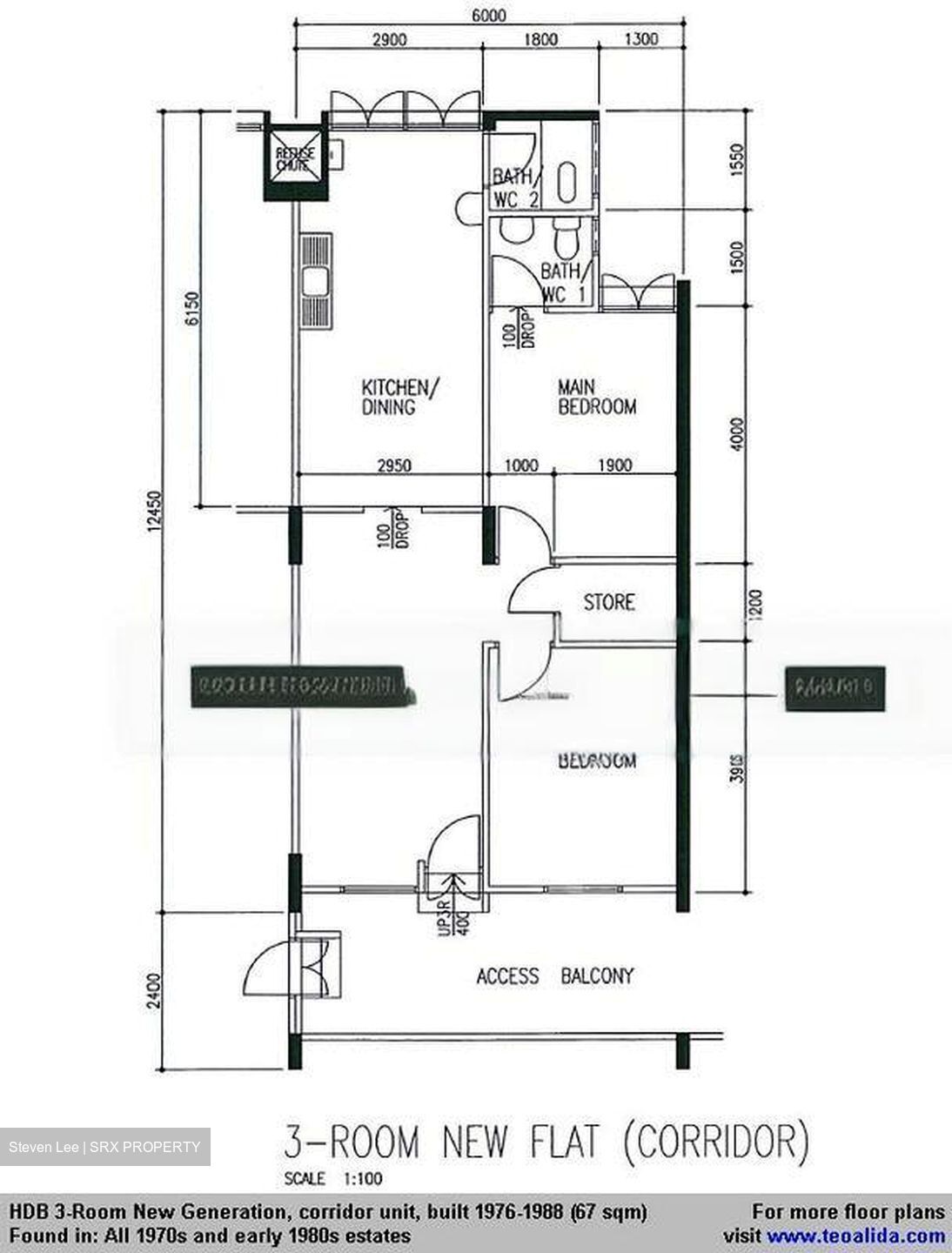 Blk 205 Toa Payoh North (Toa Payoh), HDB 3 Rooms #463219651